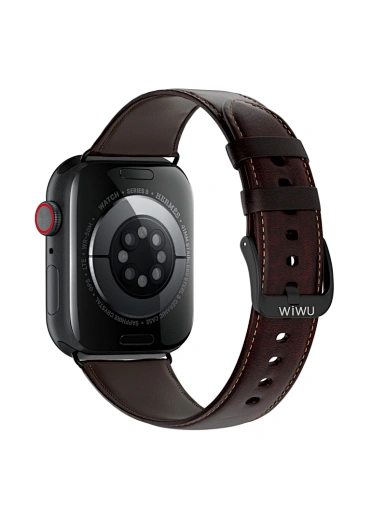 Quick release Leather watch band for 45mm 49mm